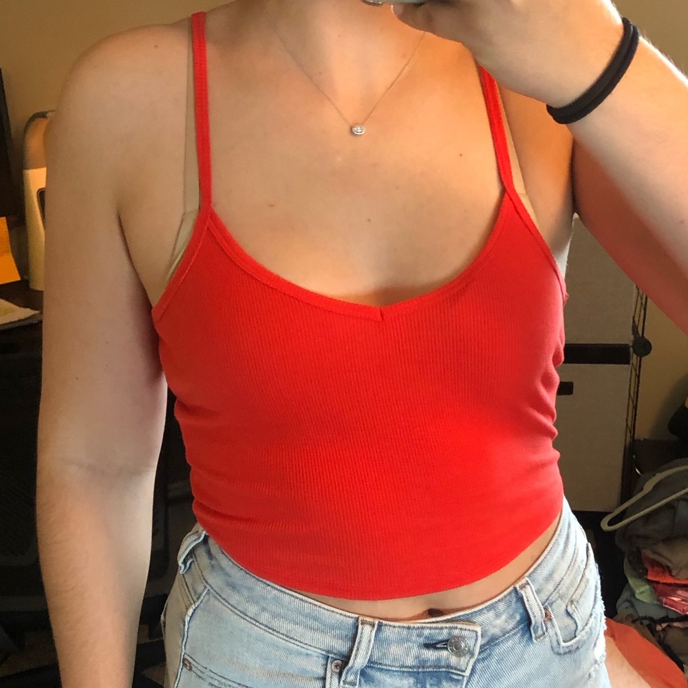Red Crop Top Cami